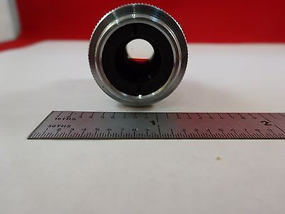 MICROSCOPE PART OBJECTIVE 10X LEITZ GERMANY OPTICS AS IS BIN#R2-C-10