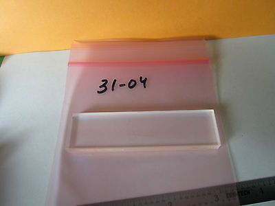 OPTICAL SLAB ONE SIDE POLISHED & OTHER SIDE FROSTED LASER OPTICS BIN#31-04