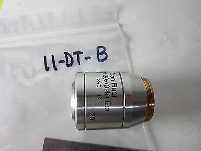 MICROSCOPE OBJECTIVE REICHERT FLUOR 20X POLYCON DIC INFINITY OPTICS B#11-DT-B