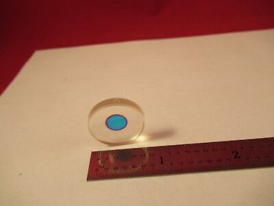 OPTICAL FLAT COATED CENTER LENS ZERODUR RING LASER GYRO PART PRO OPTICS &84-B-39