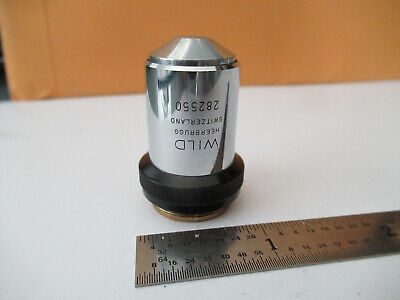 WILD M11 SWISS HEERBRUGG OBJECTIVE 10X LENS MICROSCOPE PART AS PICTURED &F4-A-26