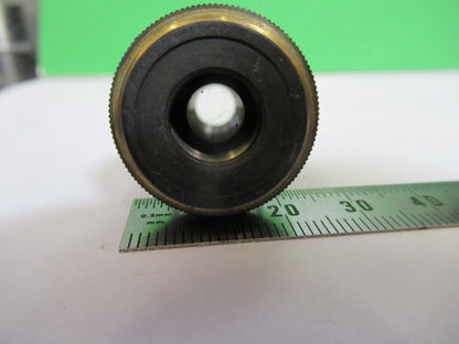 OLYMPUS  OBJECTIVE 10X LENS MICROSCOPE PART AS PICTURED &H9-A-52