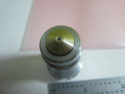 MICROSCOPE PART OBJECTIVE BAUSCH LOMB 97X OPTICS AS IS BIN#32-B-24