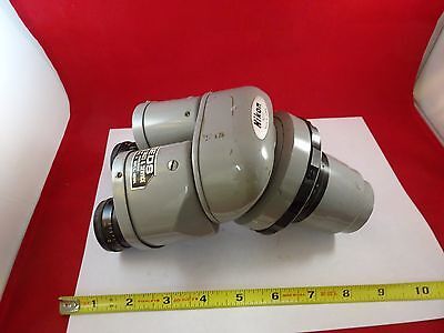 FOR PARTS MICROSCOPE PART NIKON JAPAN STEREO OPTICS AS IS BIN#73-14