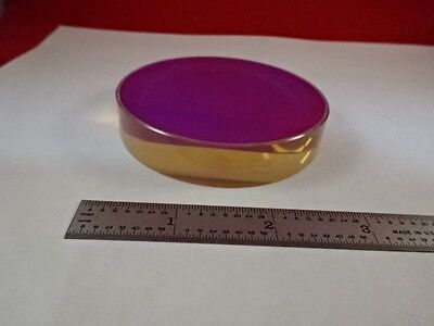 OPTICAL FLAT DICHROIC ZERODUR COATED MIRROR 3" DIA ZYGO OPTICS AS IS #R1-B-01