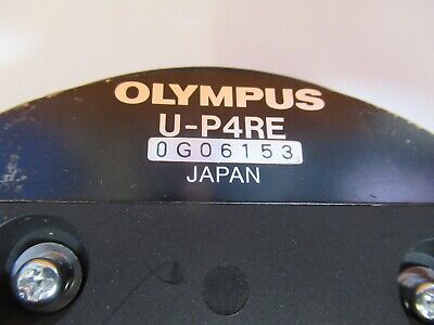 OLYMPUS JAPAN NOSEPIECE QUADRUPLE U-P4RE PRO MICROSCOPE PART AS PICTURED A2-A-71