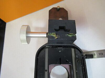 LEICA DMRB CONDENSER HOLDER PIECE GERMANY MICROSCOPE PART AS PICTURED R7-A-43