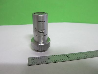 MICROSCOPE PART LEITZ WETZLAR GERMANY OBJECTIVE 20X OPTICS AS IS BIN#S1-L-12