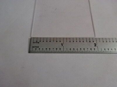 4.3" x 2" THICK 1.32 mm PLATE OPTICAL GLASS OPTICS AS PICTURED &86-89