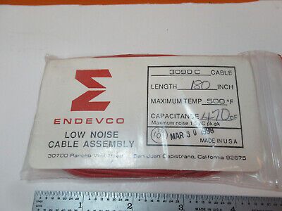 MEGGITT ENDEVCO LOW NOISE CABLE 3090C 180" inch for PIEZO SENSOR AS PIC #16-C-39