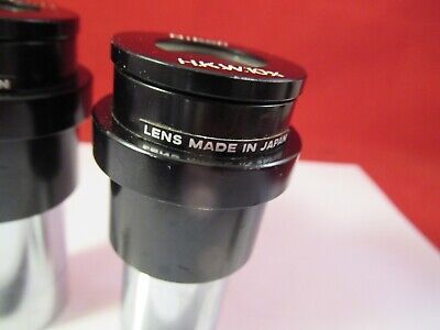 NIKON JAPAN EYEPIECE PAIR HKW 10X MICROSCOPE PART OPTICS &P8-A-11