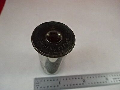 ANTIQUE MICROSCOPE PART EYEPIECE R. FUESS BERLIN VINTAGE OPTICS AS IS B#Q5-A-11