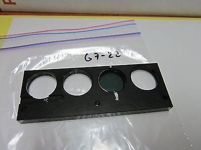 OPTICAL MICROSCOPE POLARIZER [delaminated] OPTICS AS IS BIN#G7-22