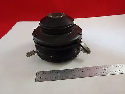 CONDENSER & IRIS MICROSCOPE PART OPTICS &C6-A-14