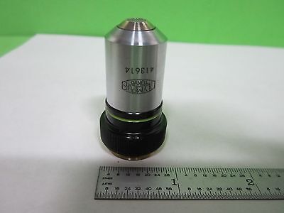 MICROSCOPE PART OBJECTIVE OLYMPUS JAPAN M40 40X OPTICS AS IS BIN#U8-41