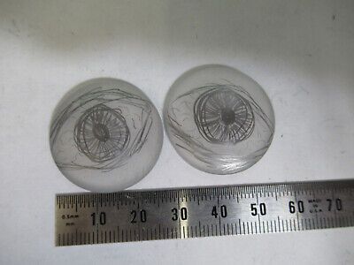 OPTICAL PAIR UNFINISHED CX CC LENS  OPTICS AS PICTURED &Z1-A-47