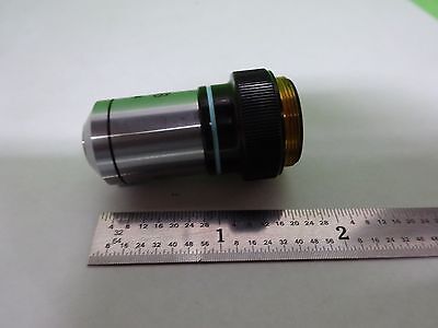 MICROSCOPE PART OBJECTIVE OLYMPUS JAPAN HI M100 100X OPTICS AS IS BIN#Y3-H-08