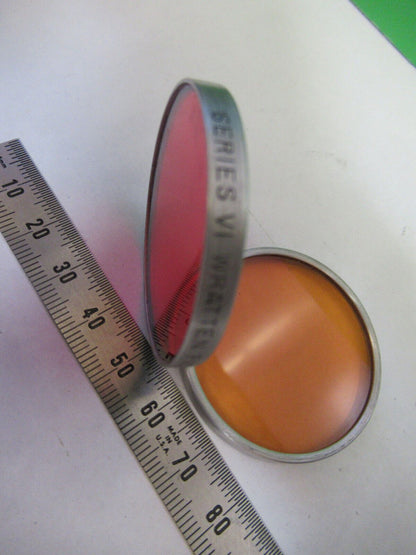 KODAK PAIR OPTICAL FILTER OPTICS AS PICTURED &S2-C-20