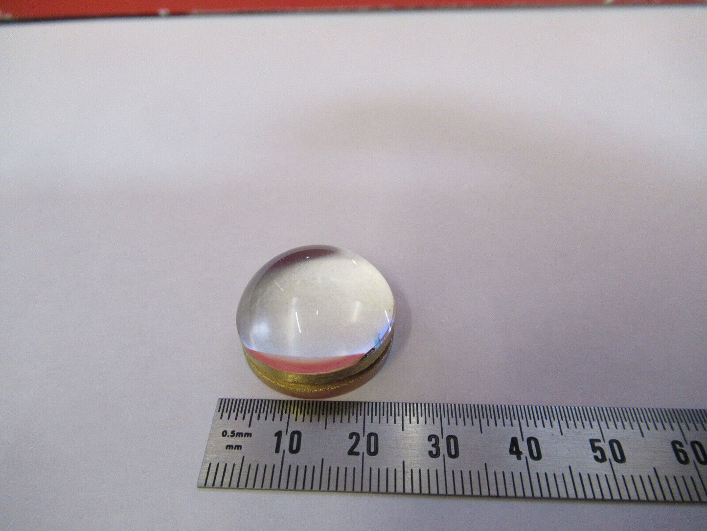 OPTICAL one HIGHLY CONVEX LENS PL-CX OPTICS  AS PICTURED Q5-B-41