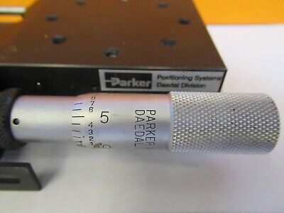 PARKER DAEDAL LINEAR POSITIONING MICROMETER for OPTICS PART AS PICTURED &3K-A-80