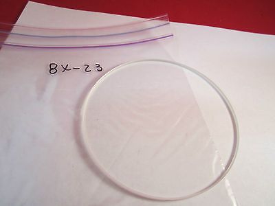 OPTICAL LARGE COATED GLASS WINDOW MIL SPEC LASER OPTICS BIN#8X-23