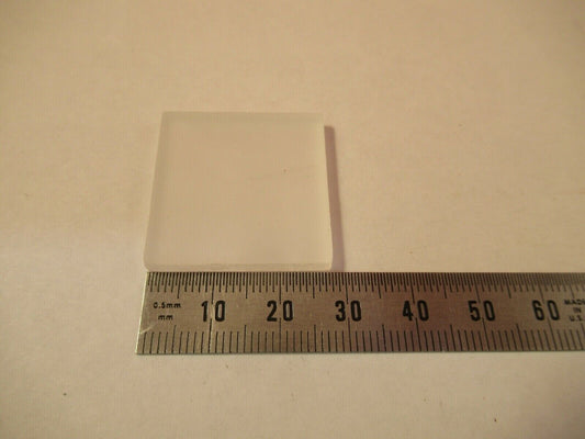 OPTICAL SQUARE PLATE FROSTED GLASS OPTICS AS PICTURED &FT-4-45B