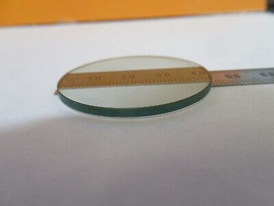 OPTICAL HEAT ABSORBING GLASS FILTER MICROSCOPE PART OPTICS AS PICTURED &P6-A-67