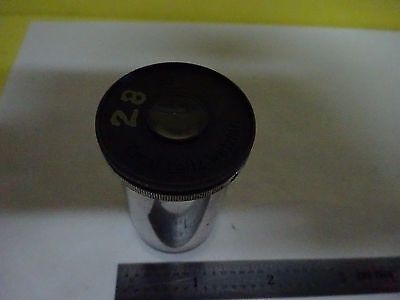 MICROSCOPE PART LARGE EYEPIECE LEITZ WETZLAR GERMANY a5 OPTICS BIN#X5-12