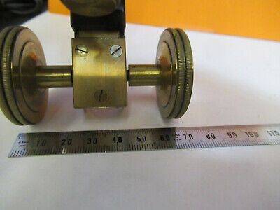 ANTIQUE BAUSCH LOMB FRAME LIMB STAGE MICROSCOPE PART AS PICTURED &1E-FT-82