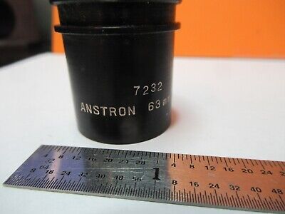 ANSTRON LENS 63mm F:8 MICROSCOPE PART OBJECTIVE OPTICS AS PICTURED &FT-6-X17