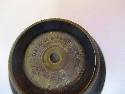 ANTIQUE BRASS BAUSCH LOMB PIECE MICROSCOPE PART AS PICTURED #7B-B-112