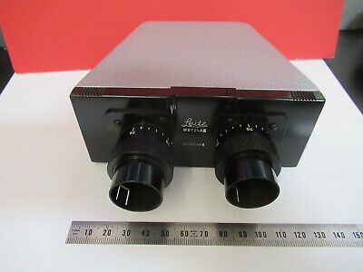 LEITZ WETZLAR OPTICAL HEAD BINOCULAR MICROSCOPE PART AS PICTURED &B2-A-03