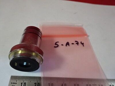 CAMBRIDGE INSTRUMENTS LENS 10X OBJECTIVE 312281 OPTICS MICROSCOPE PART #5-A-74