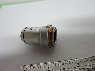 OPTICAL MICROSCOPE PART Nikon objective 100x OPTICS as pictured #46-L-9