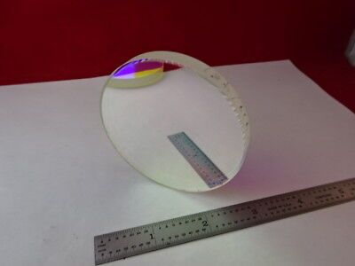 OPTICAL COATED FILTER FLAT LENS LASER HP2500 OPTICS AS IS #89-87