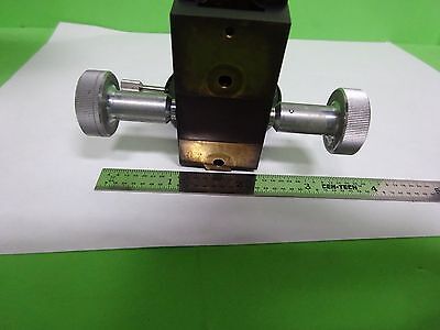 MICROSCOPE PART WILD HEERBRUGG SWISS M-20 BRASS CONDENSER HOLDER AS IS BIN#Z1-07