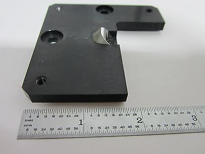 OPTICAL MICROSCOPE PART DMR LEICA MOUNTED TILTED MIRROR OPTICS AS IS BIN#D2-P-19