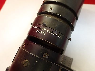 MICROSCOPE PART LEITZ GERMANY VERTICAL ILLUMINATOR OPTICS AS IS BIN#N2