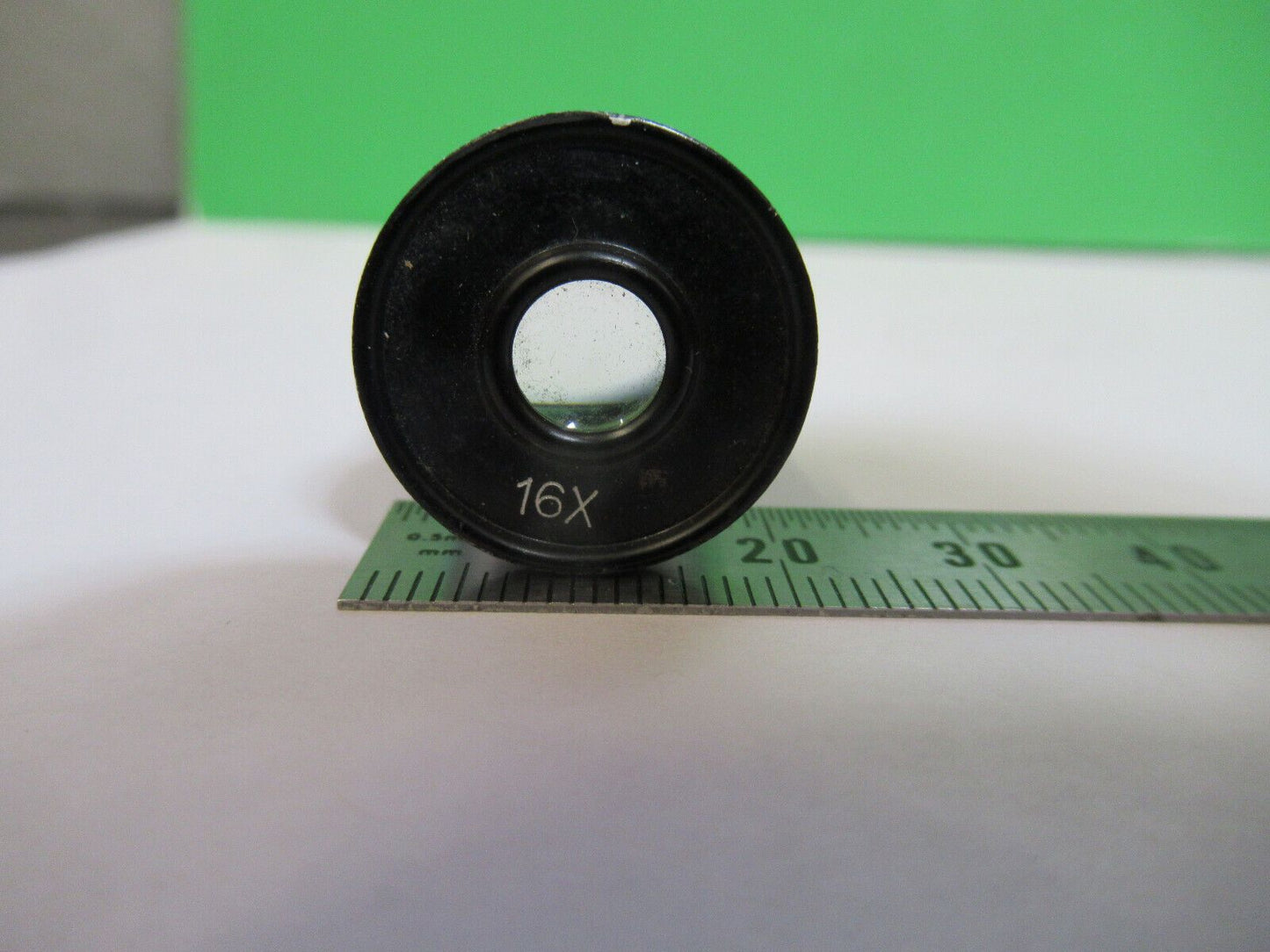 TASCO JAPAN 16X MINI OPTICS EYEPIECE 17mm MICROSCOPE PART AS PICTURED &Q5-B-18