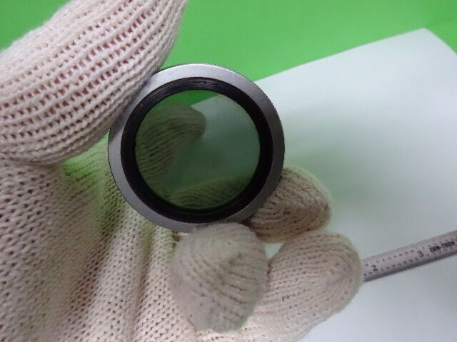 MICROSCOPE PART ZEISS GERMANY POLMI POLARIZER LENS POL OPTICS AS IS #AQ-05