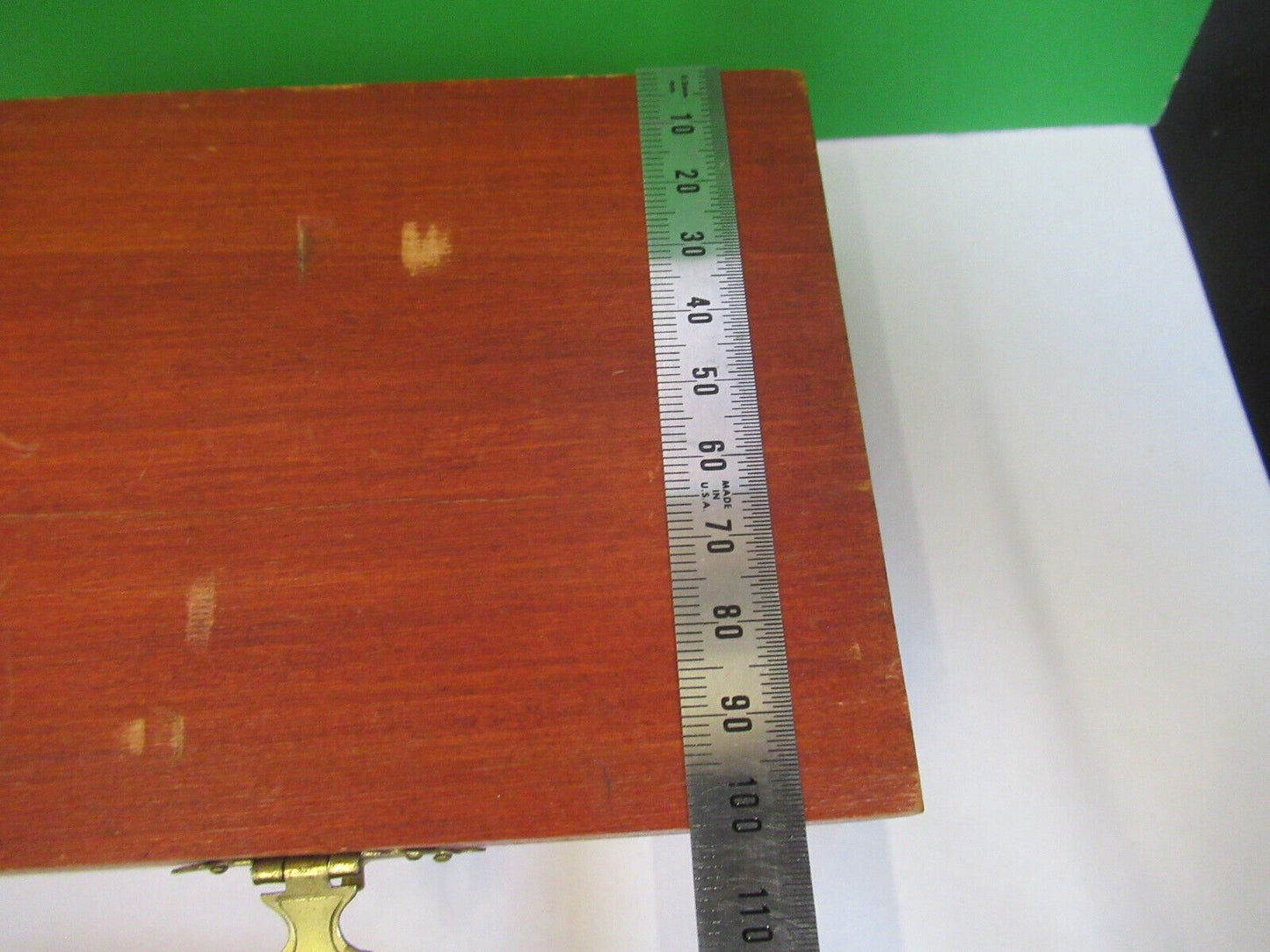 VINTAGE SPENCER AO WOOD SLIDE ORGANIZER MICROSCOPE PART AS PICTURED &Z5-A-04