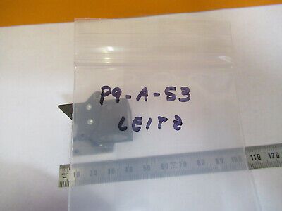 LEITZ WETZLAR MOUNTED GLASS PRISM OPTICS MICROSCOPE PART AS PICTURED &P9-A-53