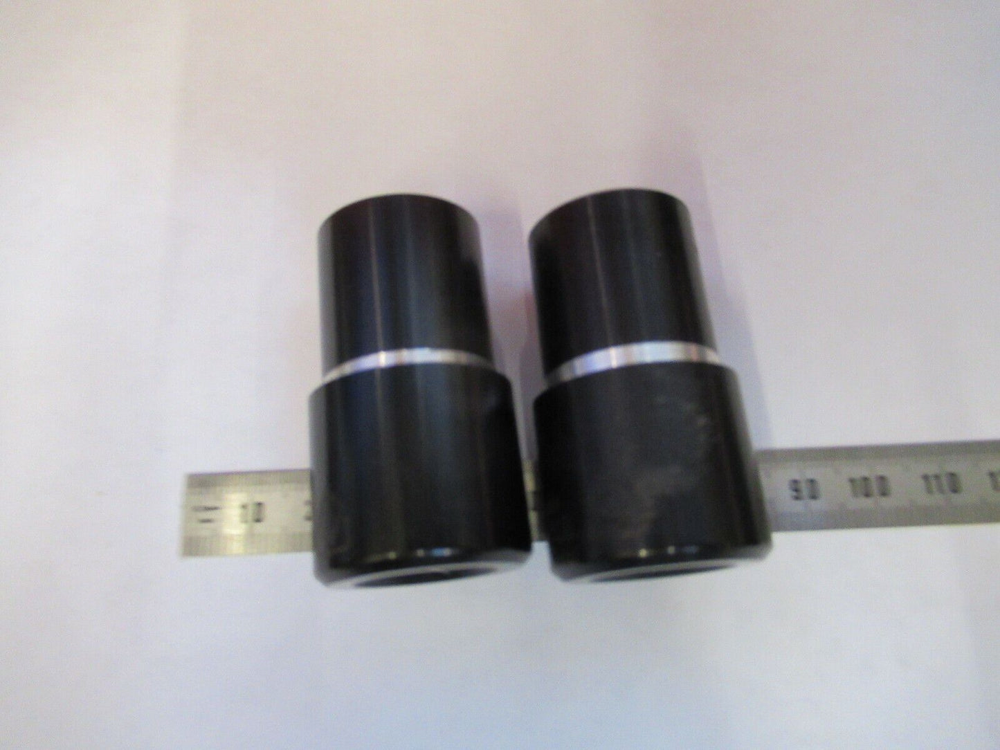 PAIR AO AMERICAN OPTICS 10X EYEPIECE CAT 149 MICROSCOPE PART AS PICTURED Q4-A-12