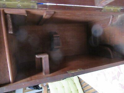 ANTIQUE EMPTY WOOD CASE SEIBERT 1880's MICROSCOPE PART AS PICTURED &TB-5