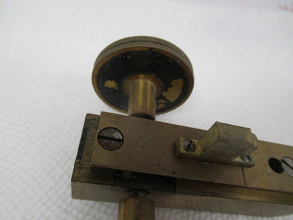 MICROSCOPE PART ANTIQUE BAUSCH LOMB FRAME GROSS ADJUST AS PICTURED BIN#W1-A-106