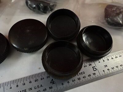 FOR PARTS MICROSCOPE PART LOT PLASTIC OBJECTIVE CAPS AS IS BIN#T1-B-11