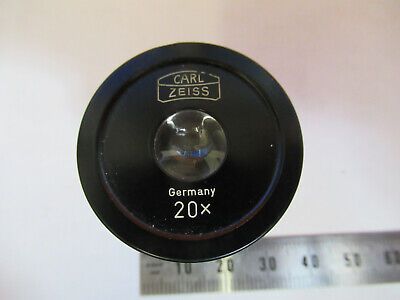 CARL ZEISS GERMANY 20X EYEPIECE OCULAR MICROSCOPE PART AS PICTURED &A2-FT-59