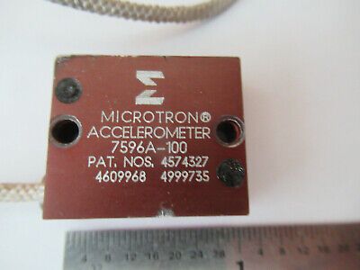 ENDEVCO DC ACCELEROMETER 7596A-100 SENSOR VIBRATION AS PICTURED #F2-A-120