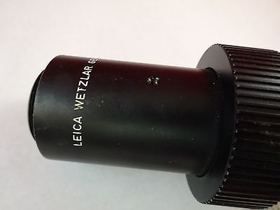 MICROSCOPE PART LEICA GERMANY CAMERA ADAPTER OPTICS AS IS BN#K9-B-08