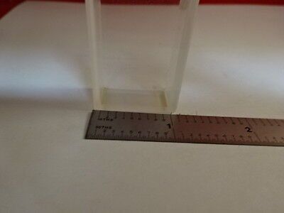 QUARTZ CUVETTE ANALYTICAL UV GRADE  PART OPTICS AS IS #86-14